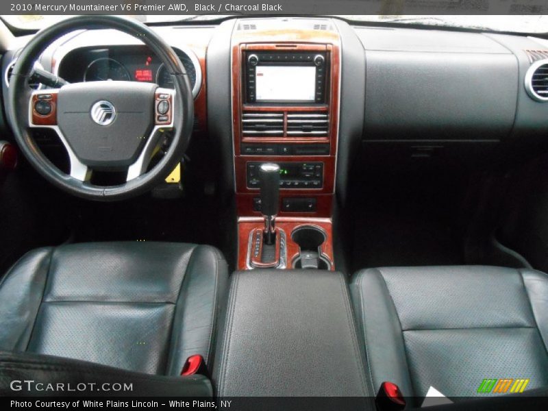 Black / Charcoal Black 2010 Mercury Mountaineer V6 Premier AWD