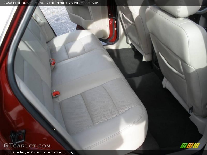 Merlot Metallic / Medium Light Stone 2008 Ford Taurus Limited