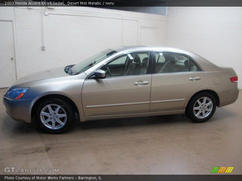 Desert Mist Metallic / Ivory 2003 Honda Accord EX V6 Sedan