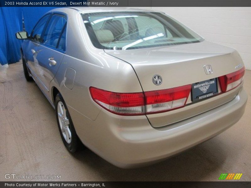 Desert Mist Metallic / Ivory 2003 Honda Accord EX V6 Sedan