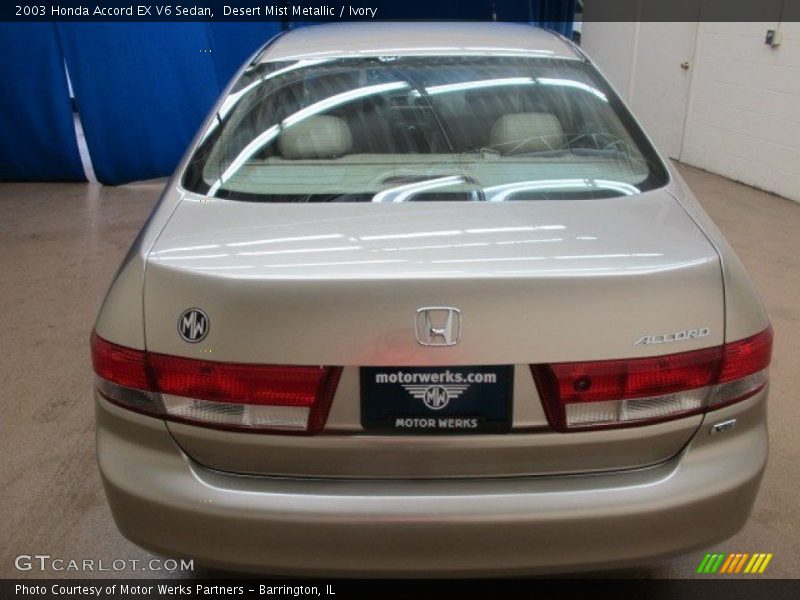 Desert Mist Metallic / Ivory 2003 Honda Accord EX V6 Sedan