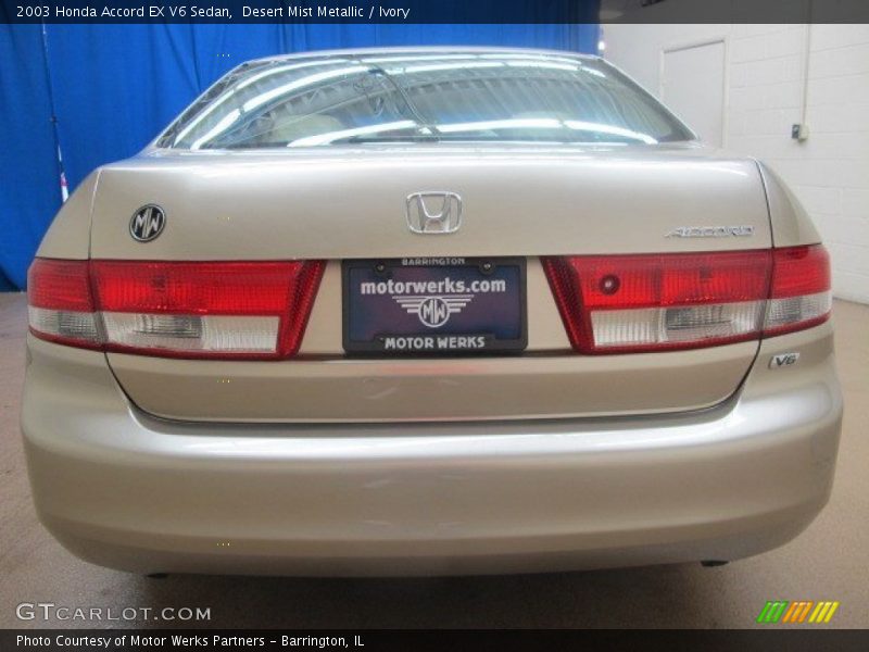 Desert Mist Metallic / Ivory 2003 Honda Accord EX V6 Sedan