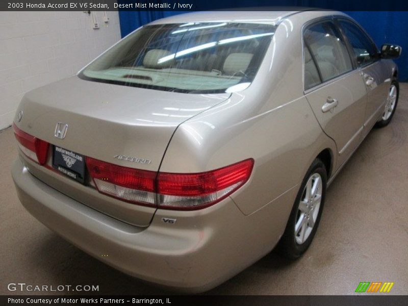 Desert Mist Metallic / Ivory 2003 Honda Accord EX V6 Sedan