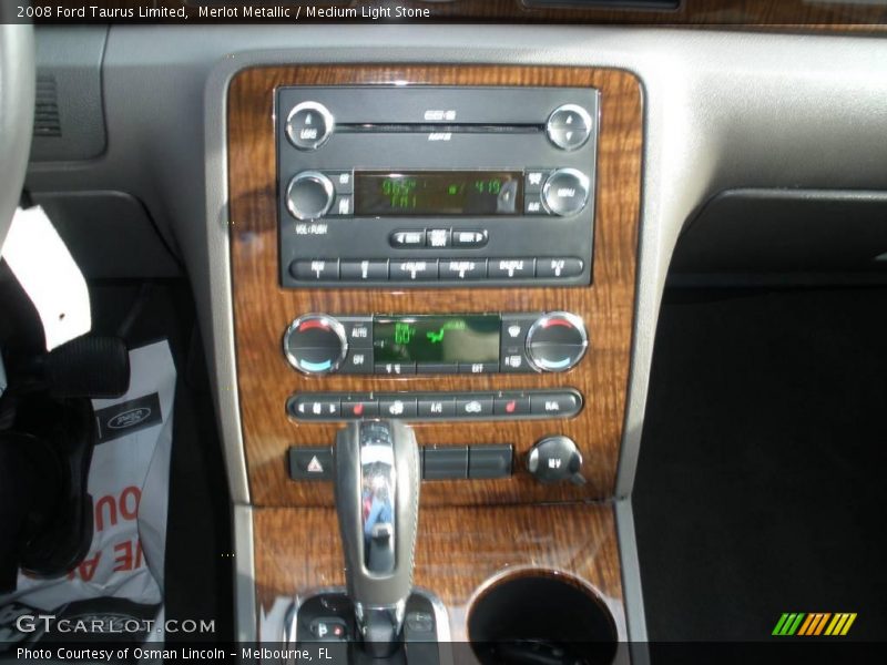 Merlot Metallic / Medium Light Stone 2008 Ford Taurus Limited