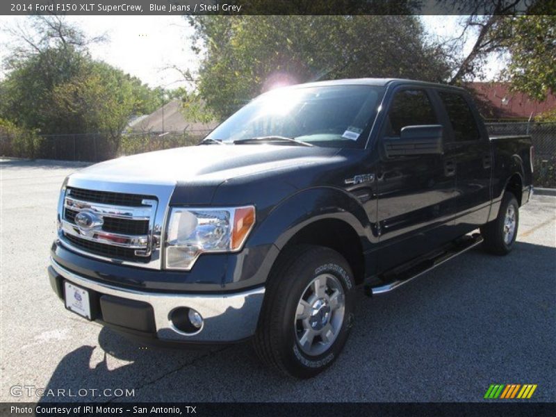 Blue Jeans / Steel Grey 2014 Ford F150 XLT SuperCrew