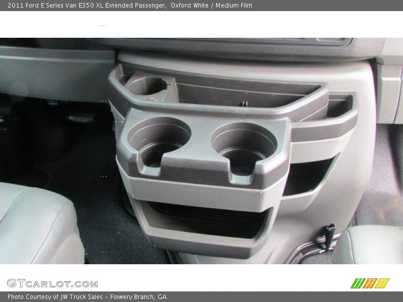Oxford White / Medium Flint 2011 Ford E Series Van E350 XL Extended Passenger