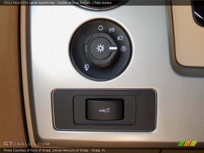 Golden Bronze Metallic / Pale Adobe 2011 Ford F150 Lariat SuperCrew
