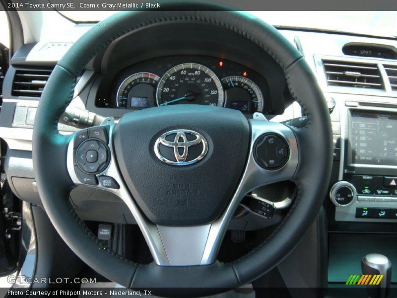 Cosmic Gray Metallic / Black 2014 Toyota Camry SE