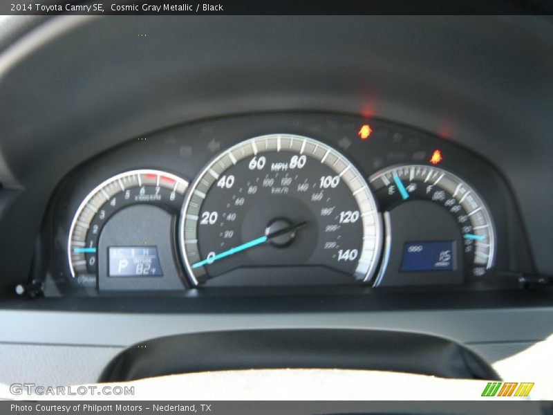 Cosmic Gray Metallic / Black 2014 Toyota Camry SE