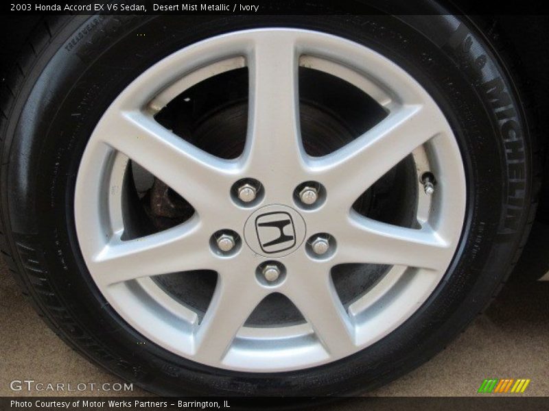 Desert Mist Metallic / Ivory 2003 Honda Accord EX V6 Sedan