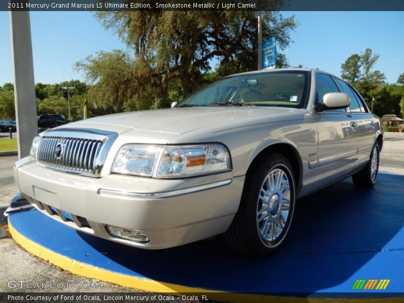 Smokestone Metallic / Light Camel 2011 Mercury Grand Marquis LS Ultimate Edition