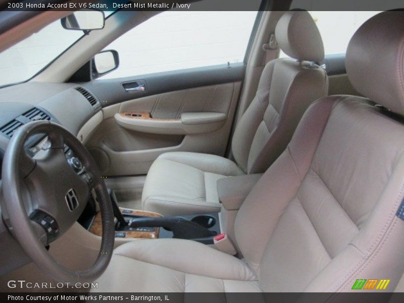 Desert Mist Metallic / Ivory 2003 Honda Accord EX V6 Sedan