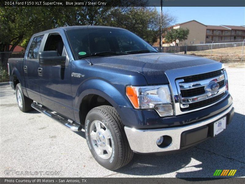 Blue Jeans / Steel Grey 2014 Ford F150 XLT SuperCrew
