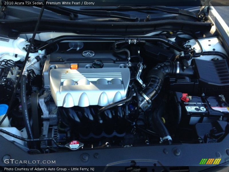 Premium White Pearl / Ebony 2010 Acura TSX Sedan