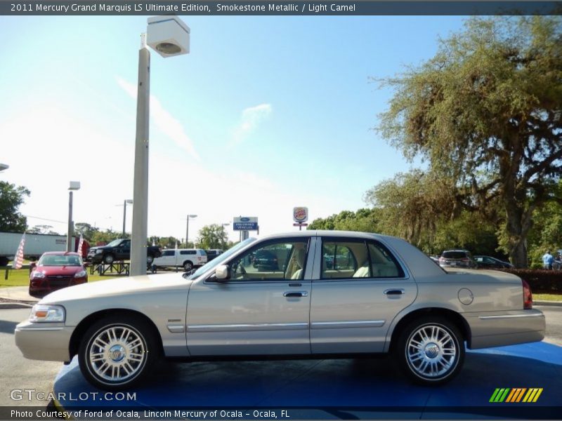 Smokestone Metallic / Light Camel 2011 Mercury Grand Marquis LS Ultimate Edition