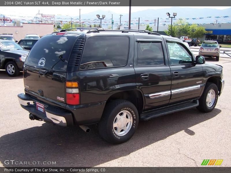 Deep Blue Metallic / Pewter/Dark Pewter 2004 GMC Yukon SLT 4x4