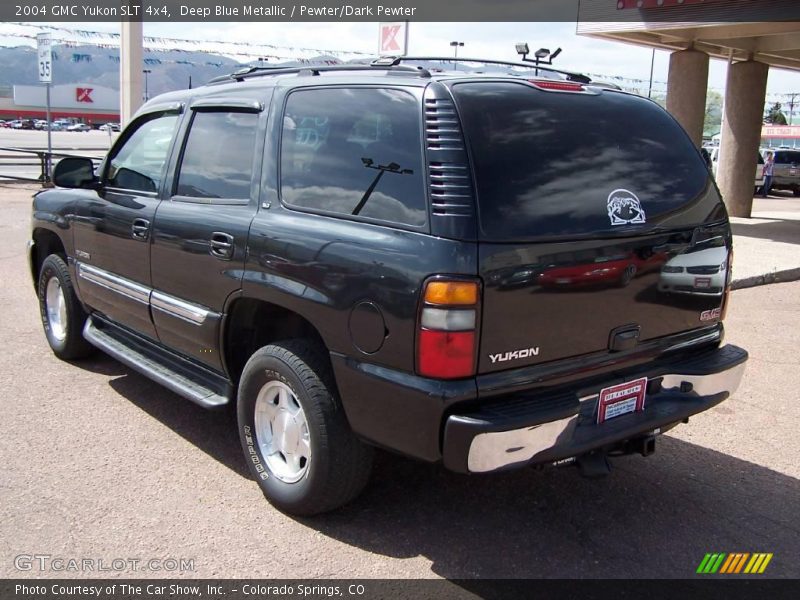 Deep Blue Metallic / Pewter/Dark Pewter 2004 GMC Yukon SLT 4x4