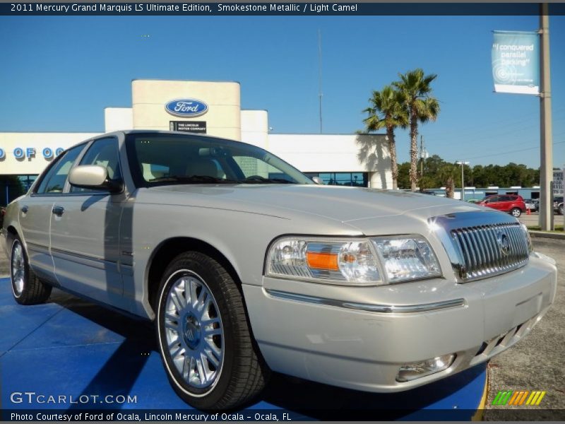 Smokestone Metallic / Light Camel 2011 Mercury Grand Marquis LS Ultimate Edition