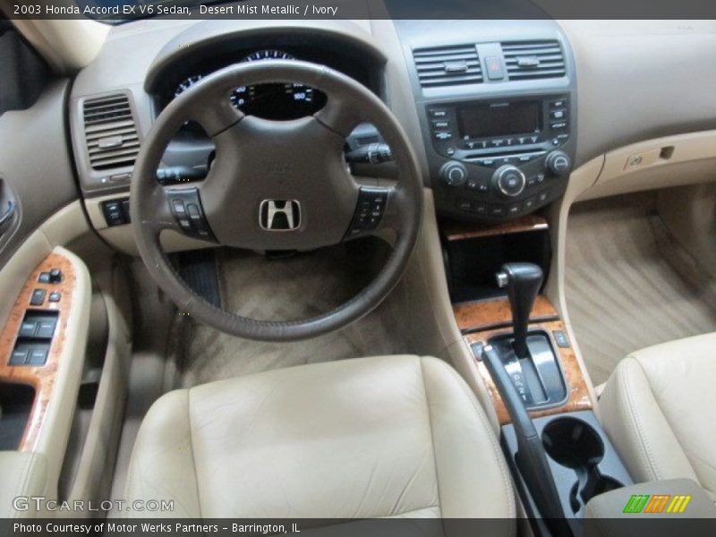 Desert Mist Metallic / Ivory 2003 Honda Accord EX V6 Sedan