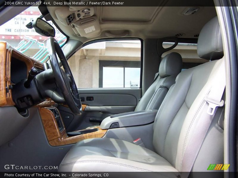 Deep Blue Metallic / Pewter/Dark Pewter 2004 GMC Yukon SLT 4x4