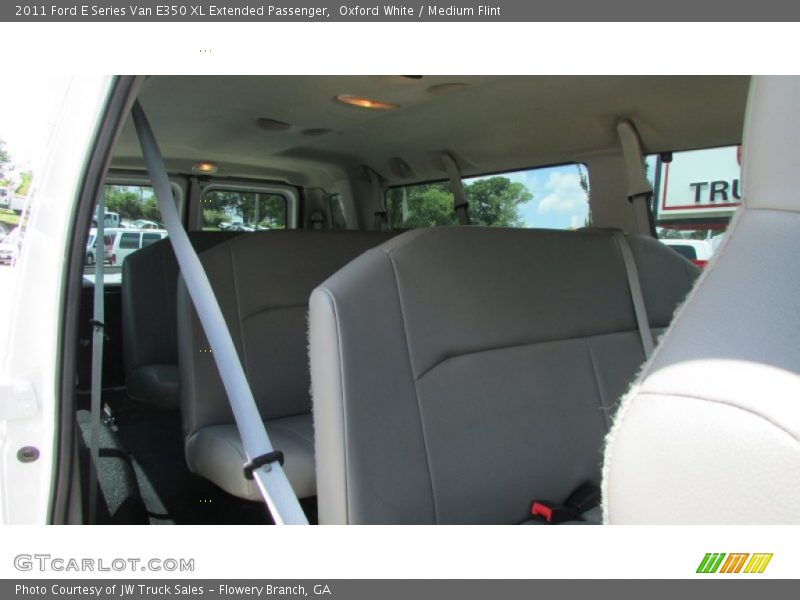 Oxford White / Medium Flint 2011 Ford E Series Van E350 XL Extended Passenger