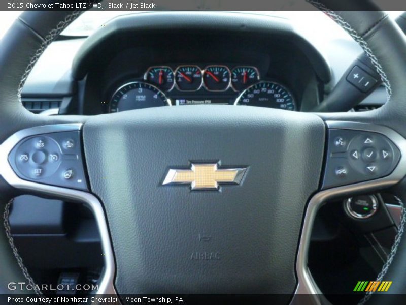 Black / Jet Black 2015 Chevrolet Tahoe LTZ 4WD