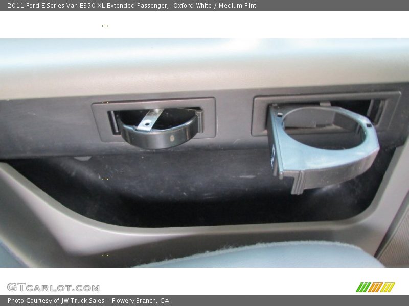 Oxford White / Medium Flint 2011 Ford E Series Van E350 XL Extended Passenger