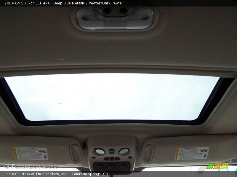 Deep Blue Metallic / Pewter/Dark Pewter 2004 GMC Yukon SLT 4x4