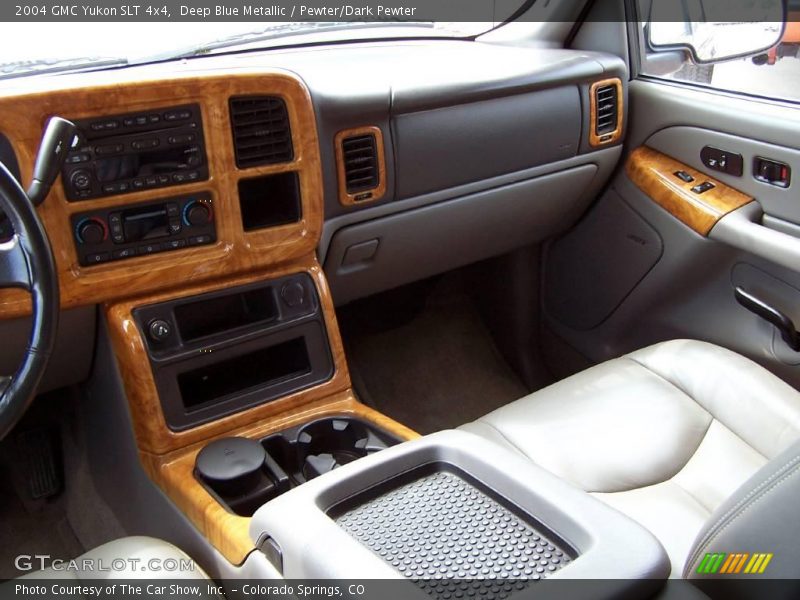 Deep Blue Metallic / Pewter/Dark Pewter 2004 GMC Yukon SLT 4x4