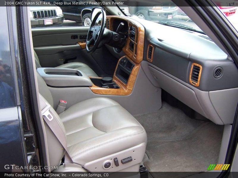 Deep Blue Metallic / Pewter/Dark Pewter 2004 GMC Yukon SLT 4x4
