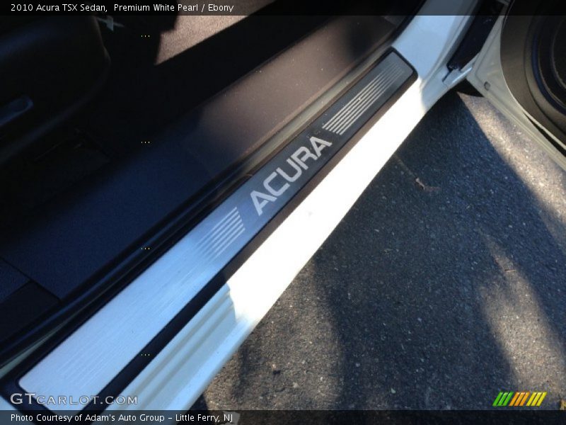 Premium White Pearl / Ebony 2010 Acura TSX Sedan