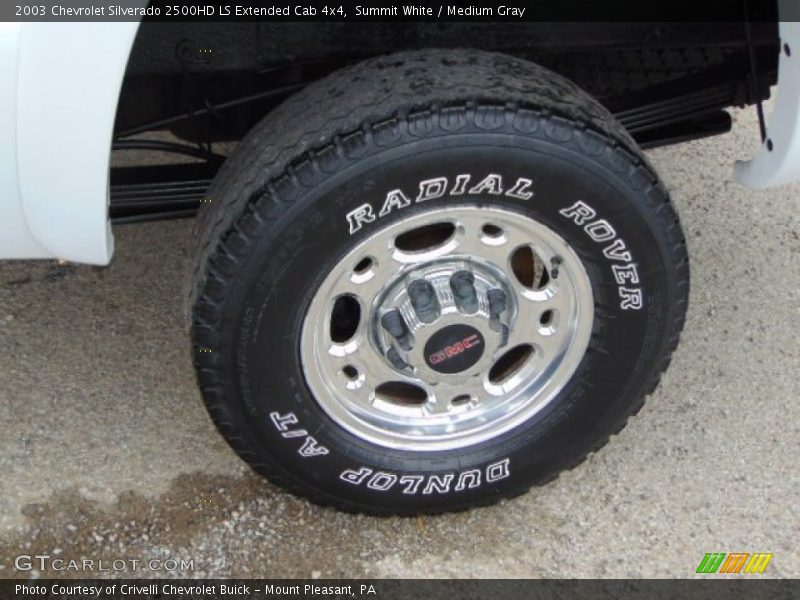 Summit White / Medium Gray 2003 Chevrolet Silverado 2500HD LS Extended Cab 4x4