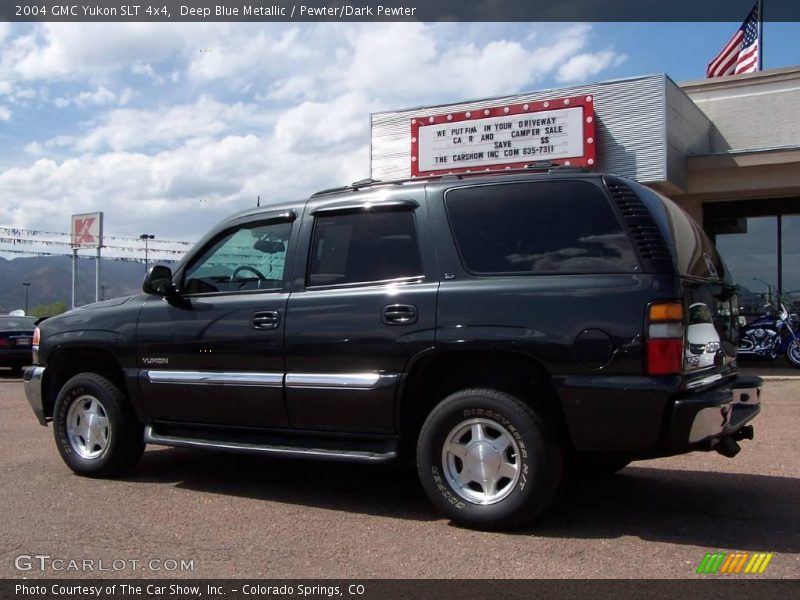 Deep Blue Metallic / Pewter/Dark Pewter 2004 GMC Yukon SLT 4x4