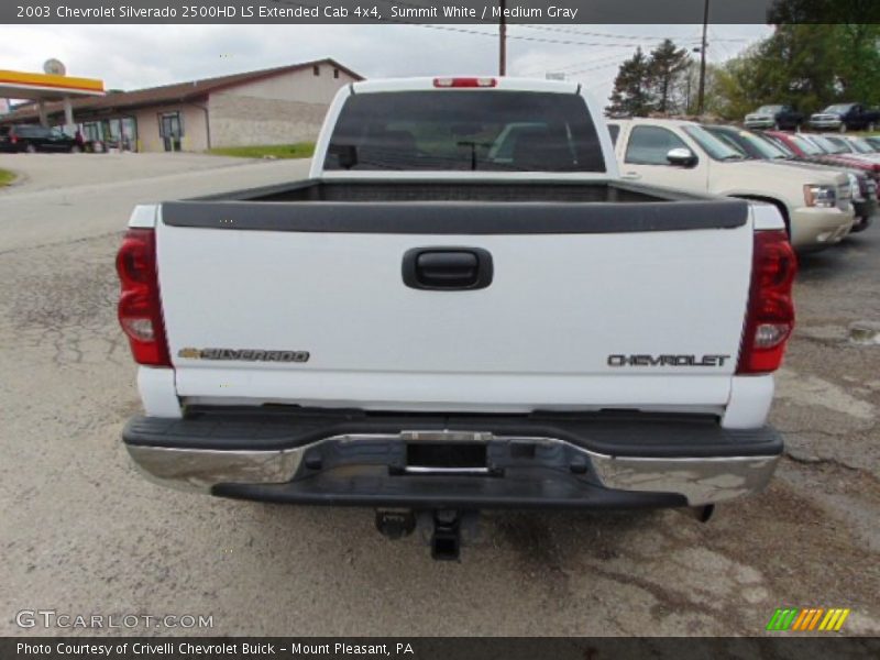 Summit White / Medium Gray 2003 Chevrolet Silverado 2500HD LS Extended Cab 4x4