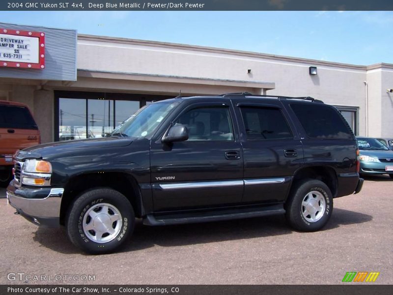 Deep Blue Metallic / Pewter/Dark Pewter 2004 GMC Yukon SLT 4x4