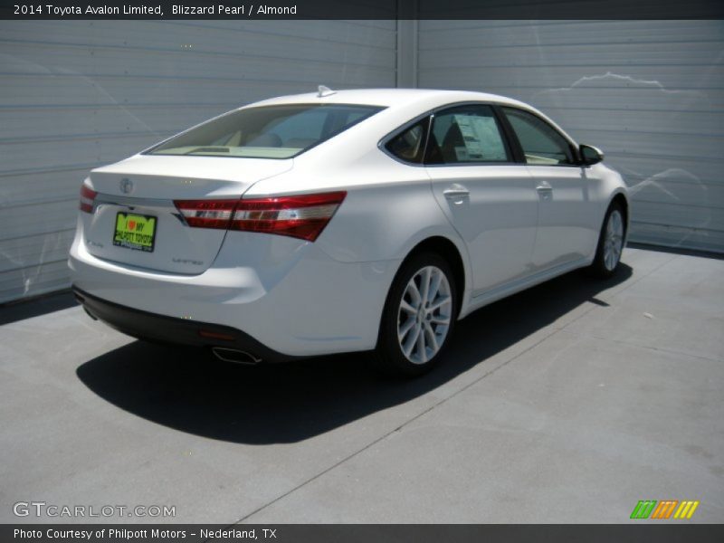 Blizzard Pearl / Almond 2014 Toyota Avalon Limited