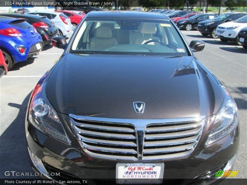 Night Shadow Brown / Ivory 2014 Hyundai Equus Signature