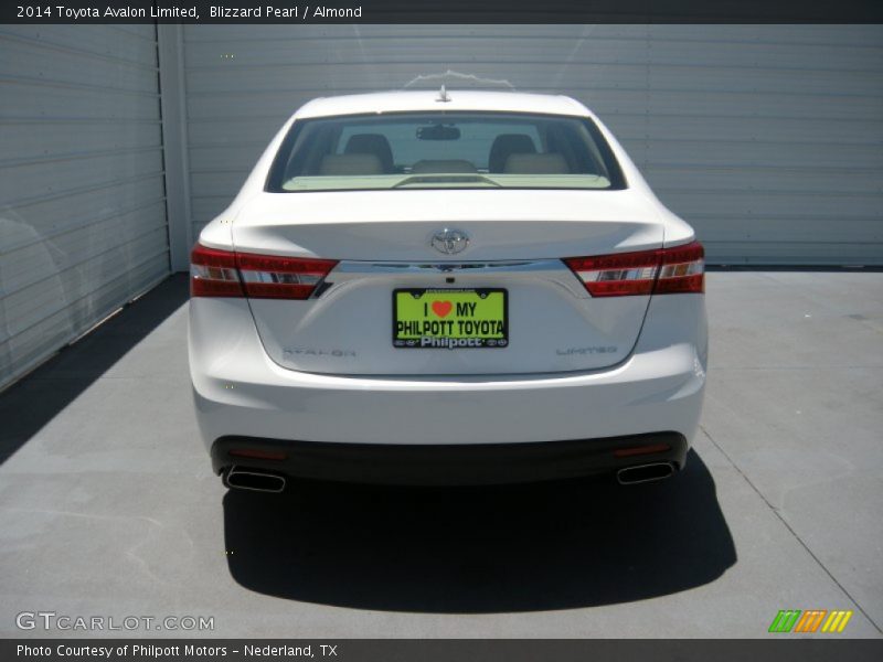 Blizzard Pearl / Almond 2014 Toyota Avalon Limited