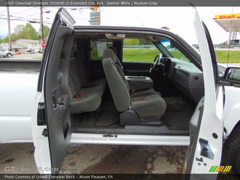 Summit White / Medium Gray 2003 Chevrolet Silverado 2500HD LS Extended Cab 4x4