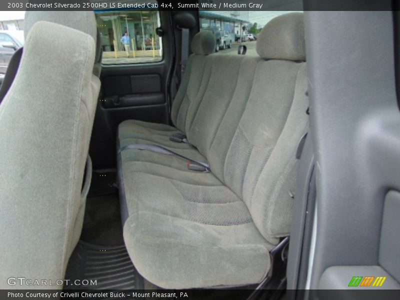Summit White / Medium Gray 2003 Chevrolet Silverado 2500HD LS Extended Cab 4x4