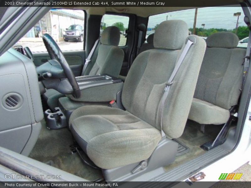 Summit White / Medium Gray 2003 Chevrolet Silverado 2500HD LS Extended Cab 4x4