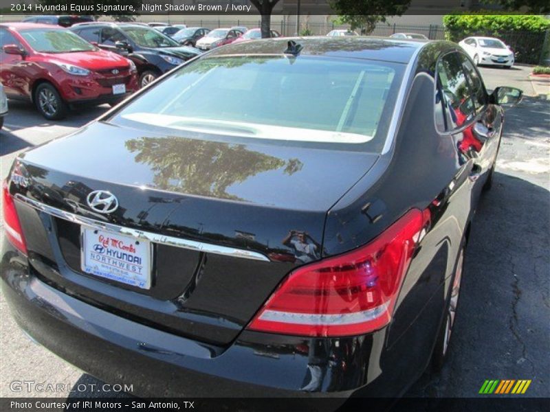 Night Shadow Brown / Ivory 2014 Hyundai Equus Signature