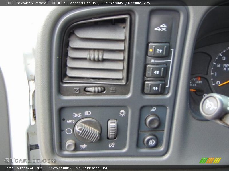 Summit White / Medium Gray 2003 Chevrolet Silverado 2500HD LS Extended Cab 4x4