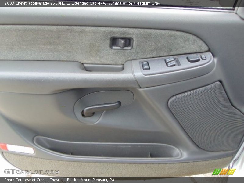 Summit White / Medium Gray 2003 Chevrolet Silverado 2500HD LS Extended Cab 4x4