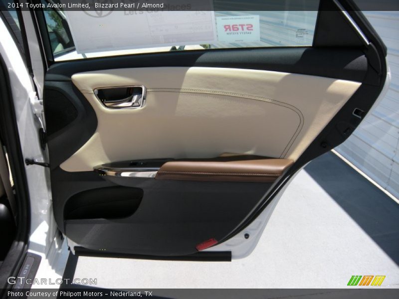 Blizzard Pearl / Almond 2014 Toyota Avalon Limited