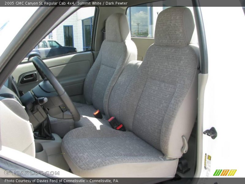 Summit White / Dark Pewter 2005 GMC Canyon SL Regular Cab 4x4