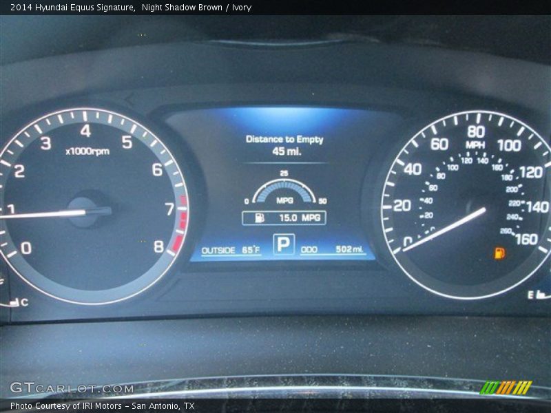 Night Shadow Brown / Ivory 2014 Hyundai Equus Signature