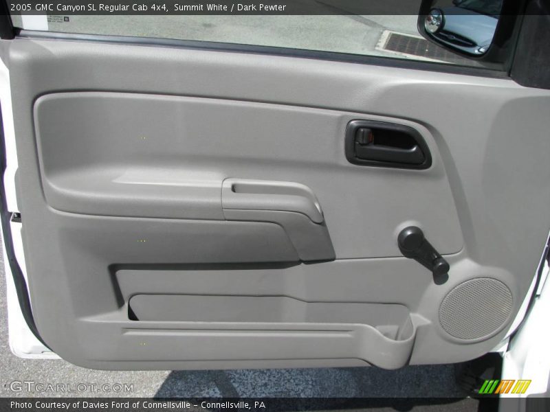 Summit White / Dark Pewter 2005 GMC Canyon SL Regular Cab 4x4