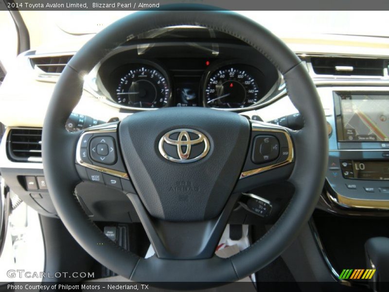 Blizzard Pearl / Almond 2014 Toyota Avalon Limited