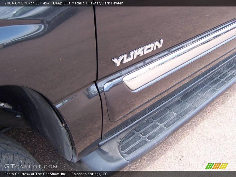 Deep Blue Metallic / Pewter/Dark Pewter 2004 GMC Yukon SLT 4x4